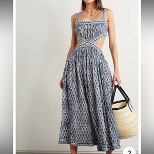 Doen tasha cutout midi dress